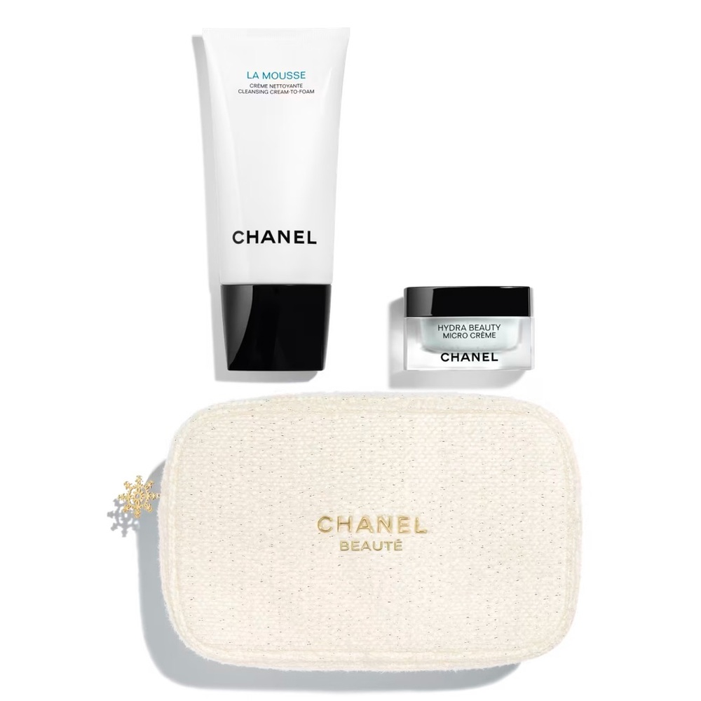 NWT Chanel Holiday Bases Covered Skincare Set